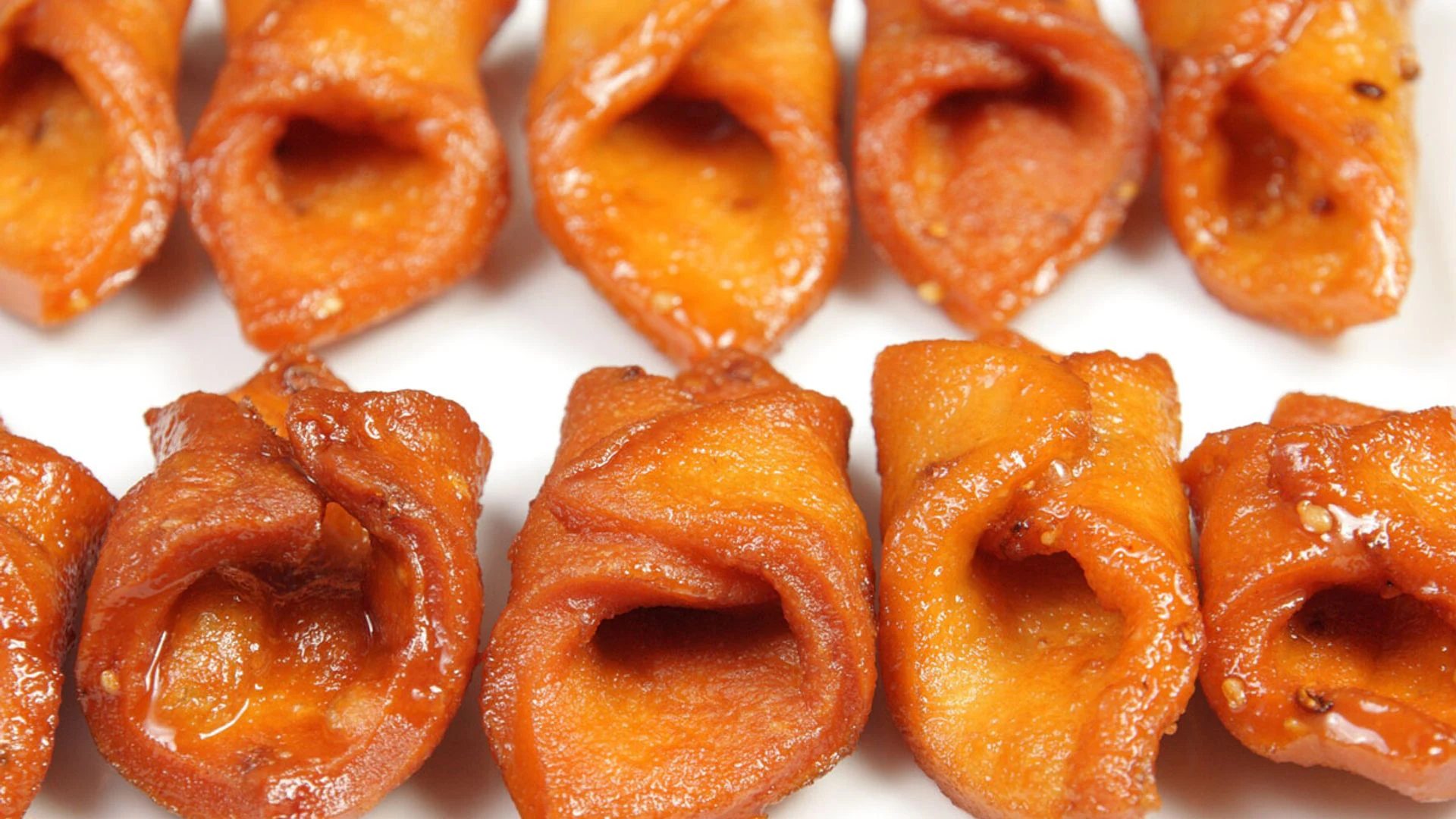 Homemade pestiños glazed with honey